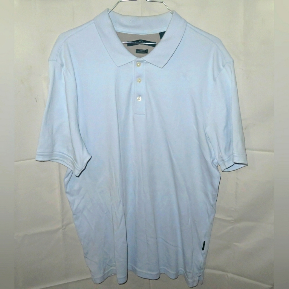 Baby Blue Perry Ellis Collared Shirt Size L